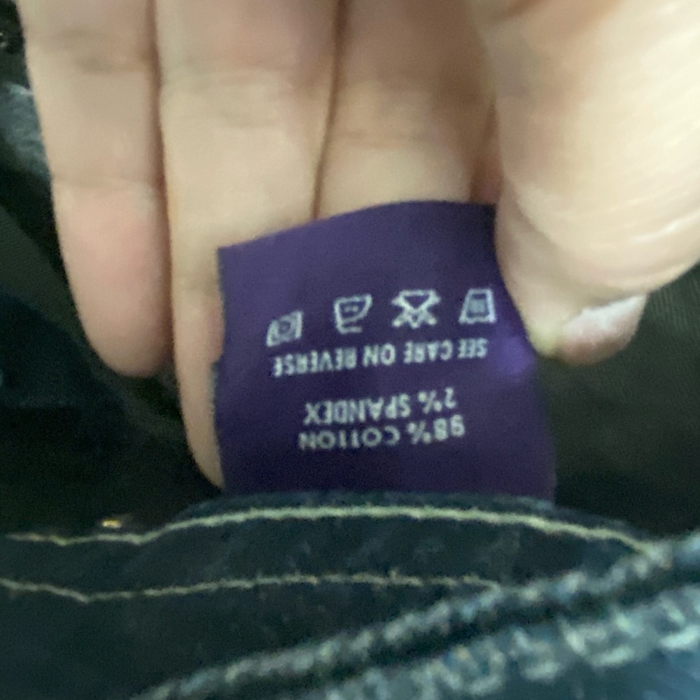 Boot cut rhinestone embellished jeans - Picture 5 of 7